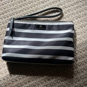 Kate Spade striped clutch